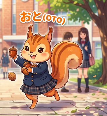 おと（リス）